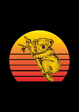 Koala Retro Sunset