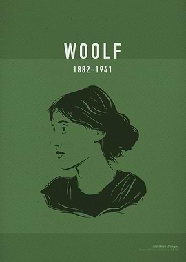 Woolf Author Art