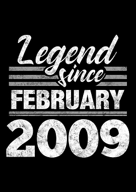 Legend Since February 2009