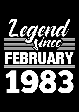 Legend Since February 1983