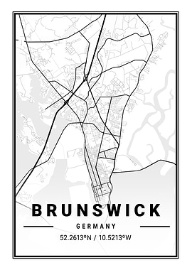 Brunswick Light City Map