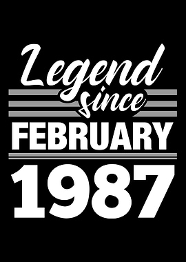 Legend Since February 1987