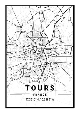 Tours Light City Map