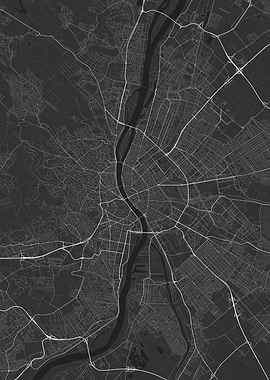 Budapest Hungary Map