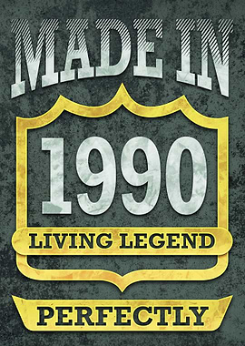 Made In 1990 Birthday Gift