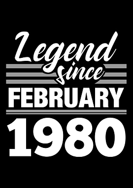 Legend Since February 1980