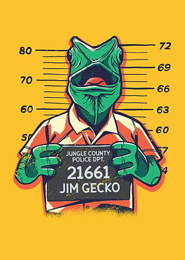 funny of a gecko prison