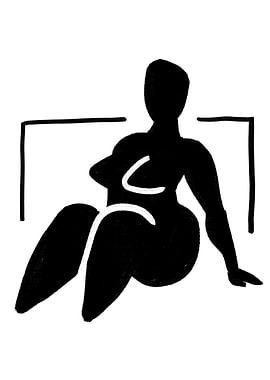 African Goddess Sitting