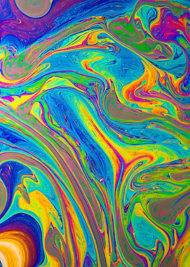 Rainbow Oil Spill