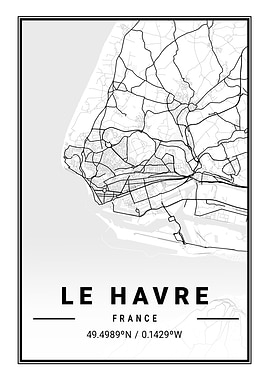 Le Havre Light City Map