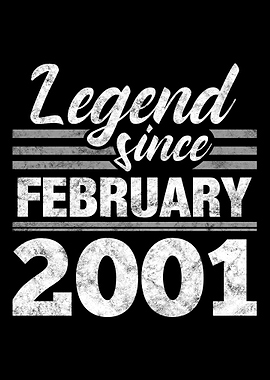 Legend Since February 2001