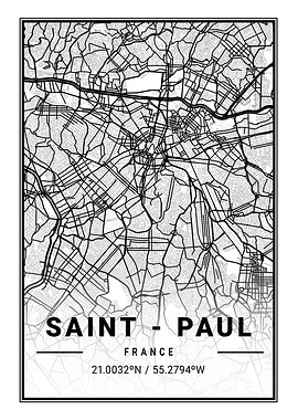 Sant Paul Light City Map