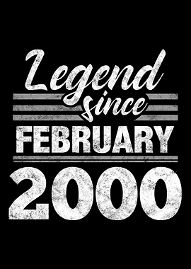 Legend Since February 2000