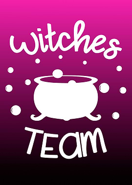 Witches Team Cauldron Art