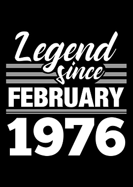 Legend Since February 1976