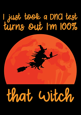 Witch DNA Funny Halloween