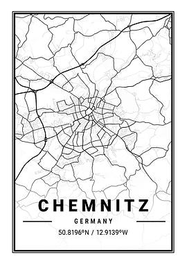 Chemnitz Light City Map