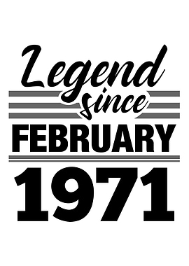 Legend Since February 1971