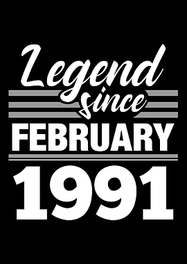 Legend Since February 1991