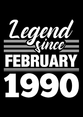 Legend Since February 1990
