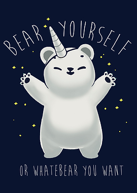 Cute Bear Unicorn