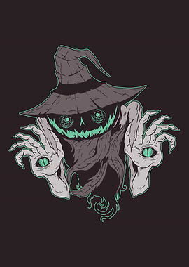 Creepy pumpkin for Hallow