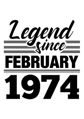 Legend Since February 1974