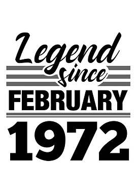 Legend Since February 1972
