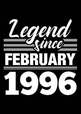 Legend Since February 1996