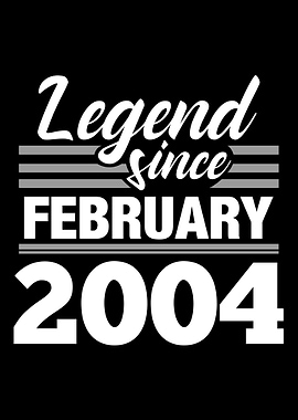 Legend Since February 2004