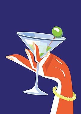 Martini social drinking