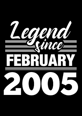Legend Since February 2005
