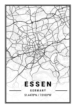 Essen Light City Map