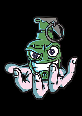Funny hand grenade