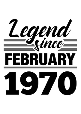 Legend Since February 1970