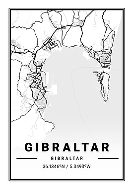 Gibraltar Light City Map