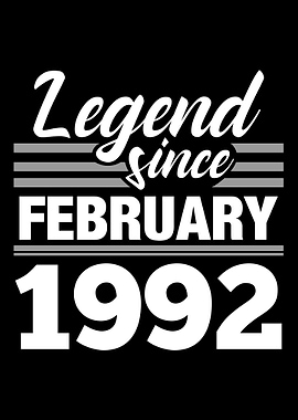 Legend Since February 1992