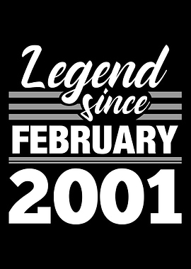 Legend Since February 2001