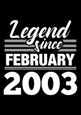 Legend Since February 2003