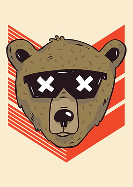 Cool Bear with Sunglasses