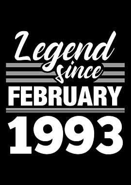 Legend Since February 1993