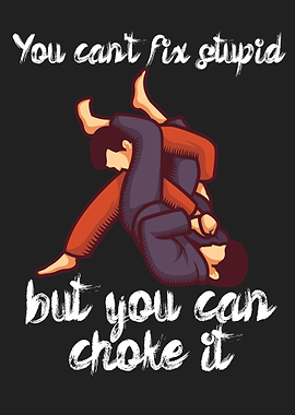 Jiu jitsu choke it
