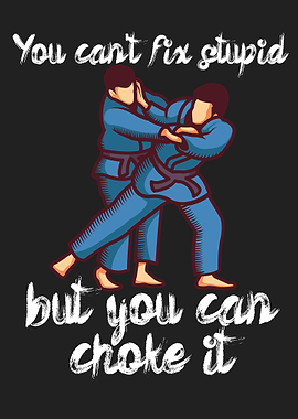 Jiu jitsu choke it
