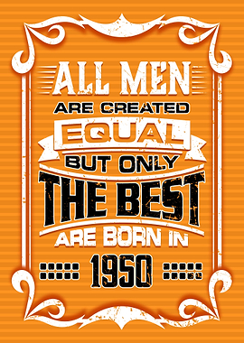 All Men 1950 Birthday Gift