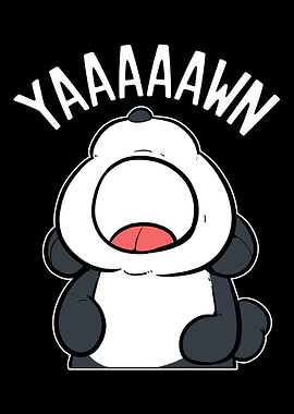 Sleepy panda Sleepy Person