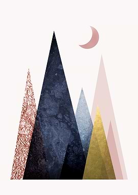 Scandy Mountain Blush Navy