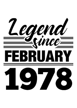 Legend Since February 1978