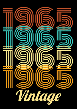 1965 Year Birth Birthday