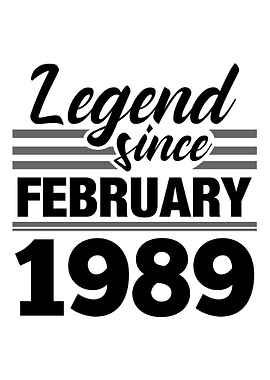 Legend Since February 1989