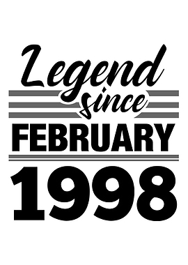 Legend Since February 1998